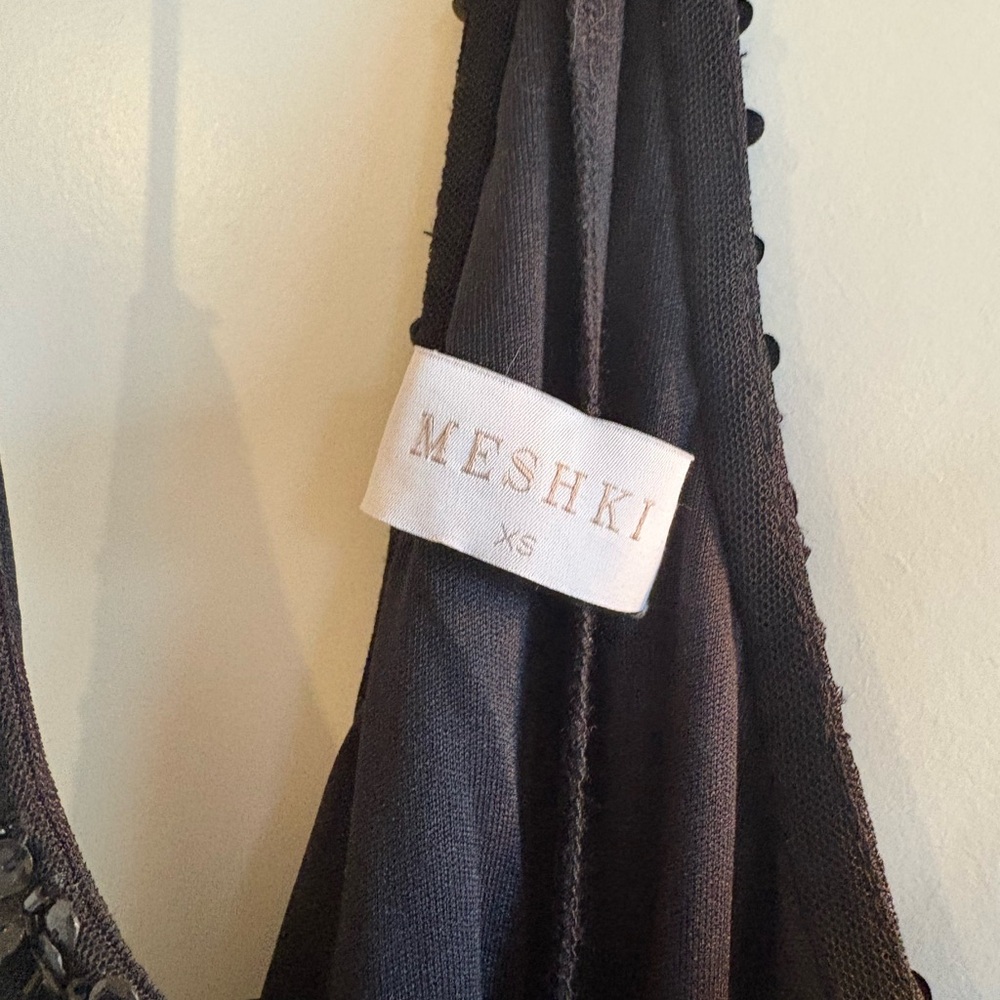 Meshki Tierra Black Sequin Midi Dress - Picture 7 of 9